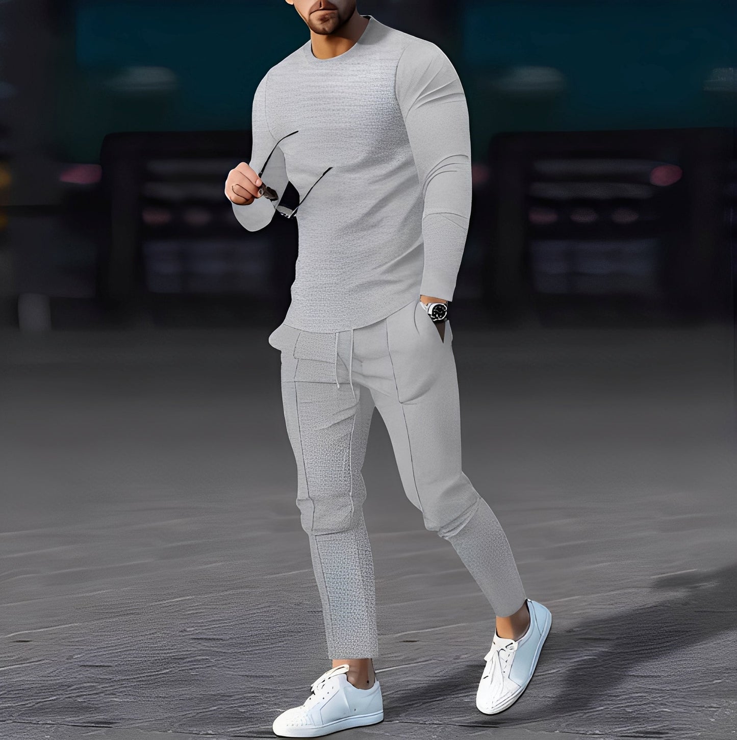 Dillan - Χαλαρό Slim-Fit Σετ για Άνδρες από Waffelstoff