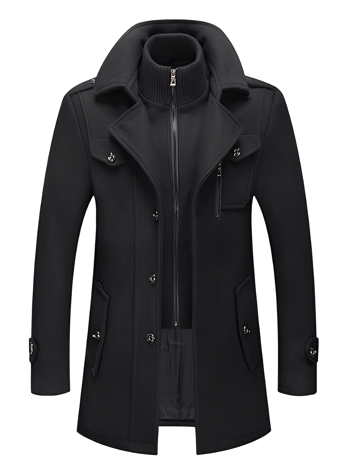 Philip - Σύγχρονος καμπαρντίνα με τσέπες για άνδρες