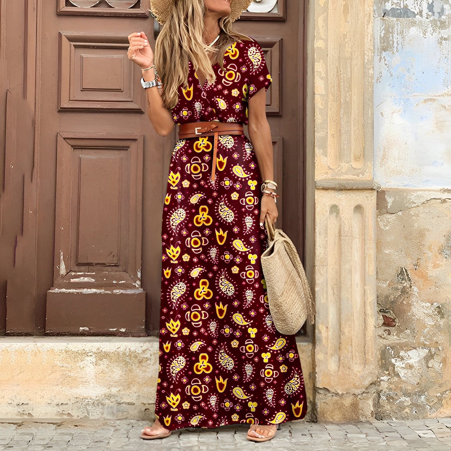 Amanda - Στιλάτο Boho Καλοκαιρινό Φόρεμα για Γυναίκες