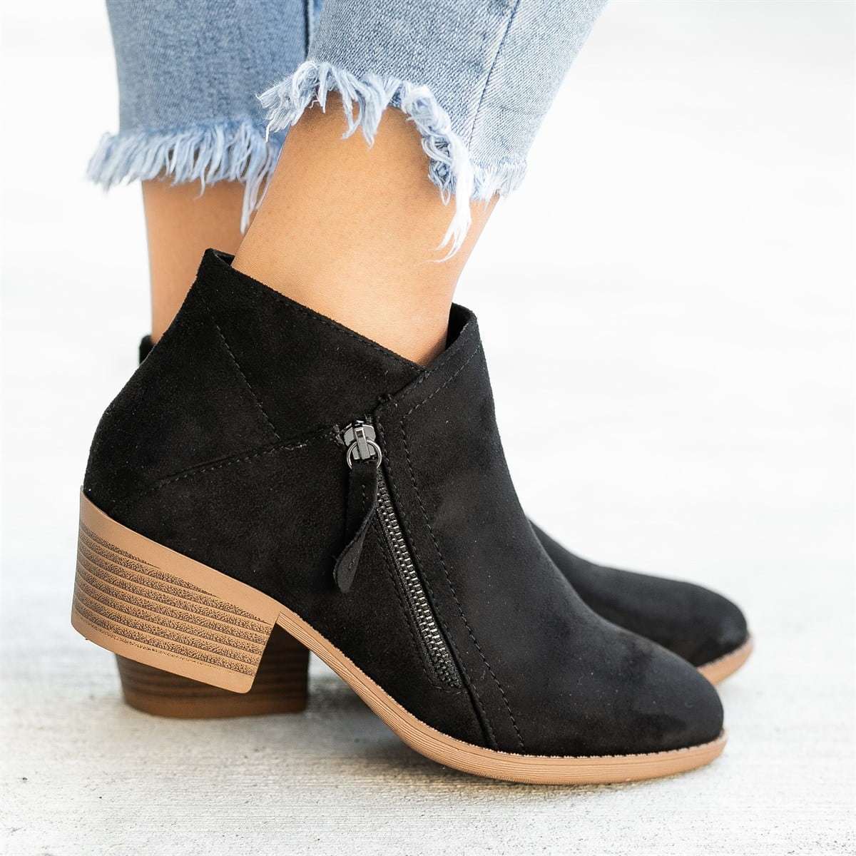 Elizabeth - Stylish Leather Ankle Boots Made of Leather for Women