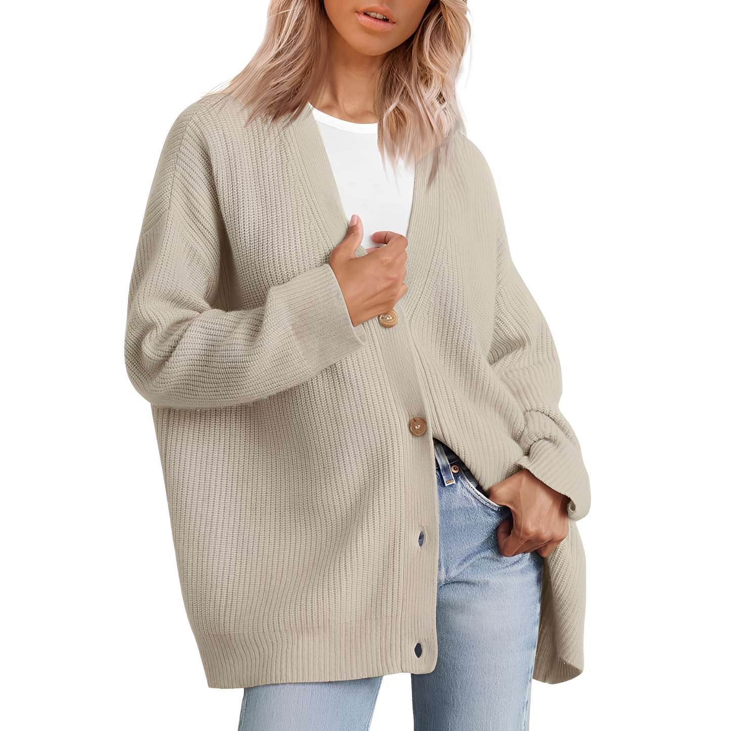 Christal - Χαλαρός Oversize-Ζακέτα για Γυναίκες