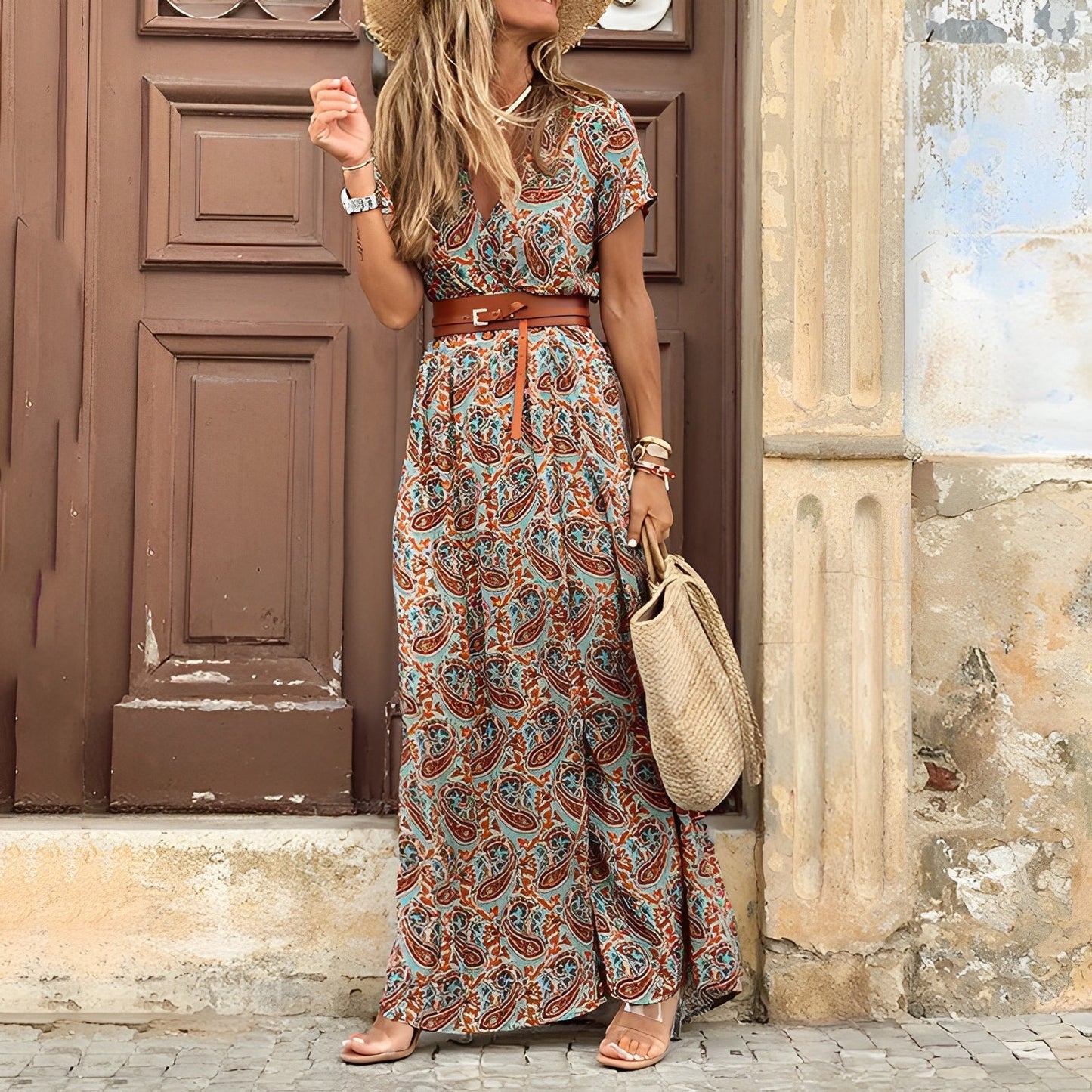 Amanda - Στιλάτο Boho Καλοκαιρινό Φόρεμα για Γυναίκες