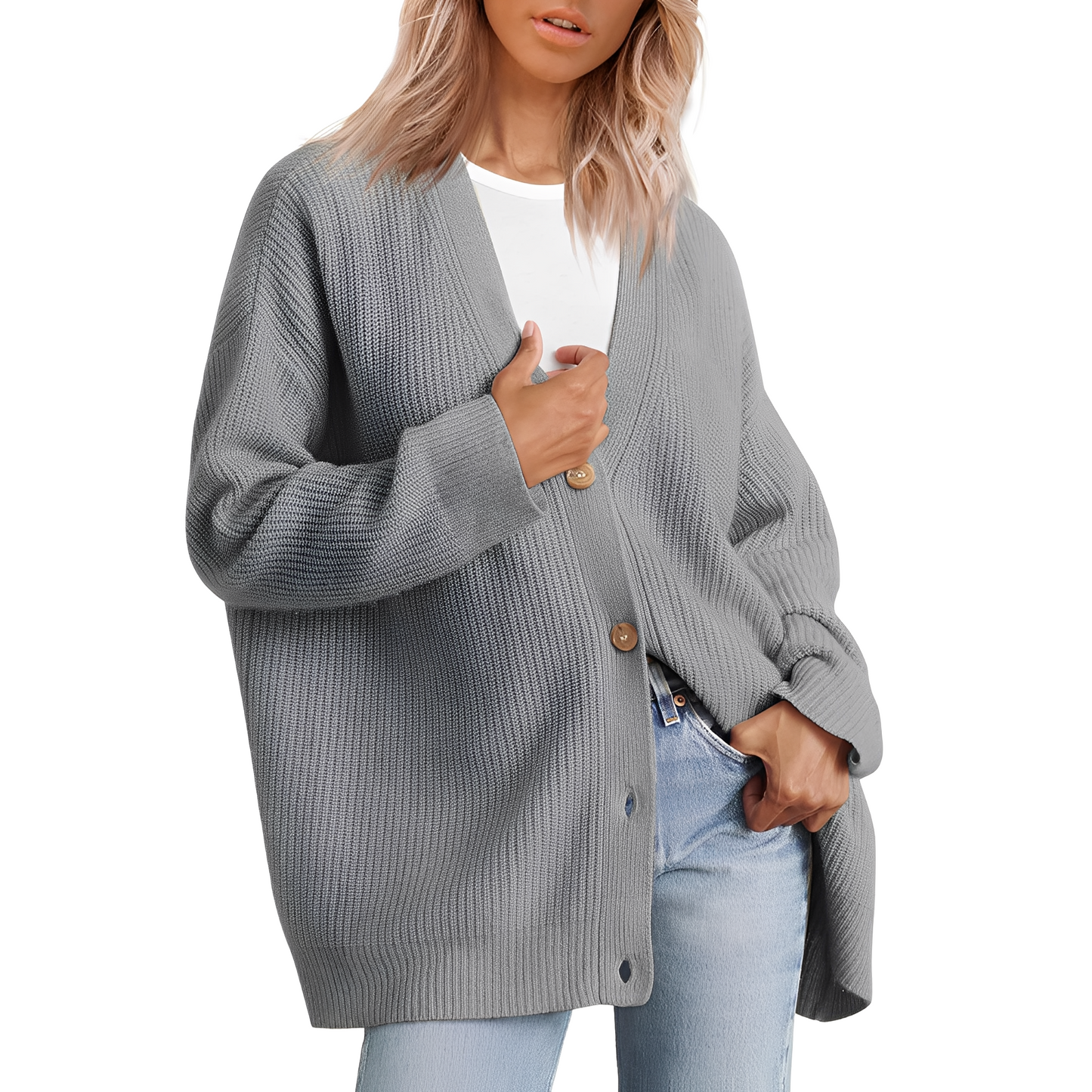 Christal - Χαλαρός Oversize-Ζακέτα για Γυναίκες