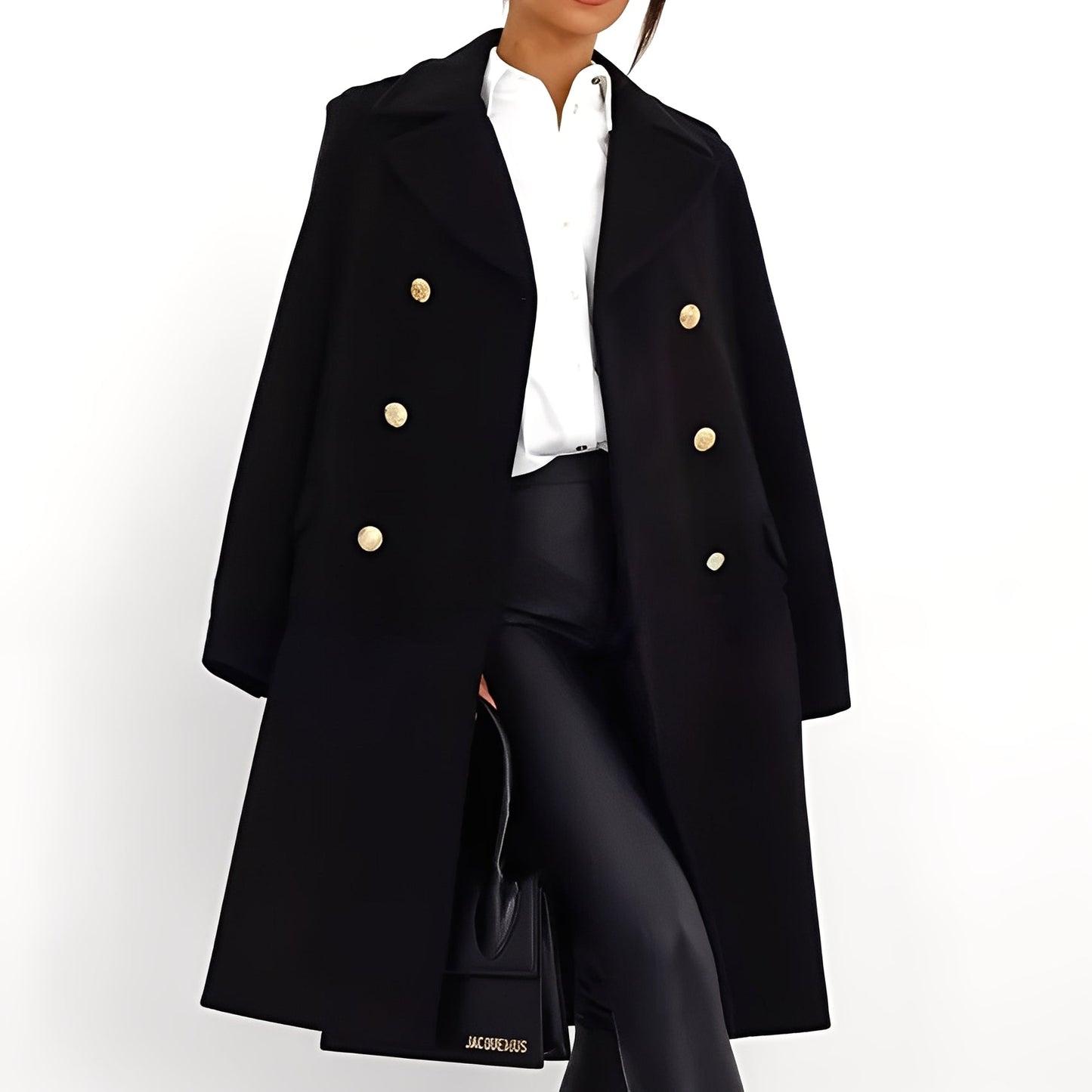 Amanda - Elegant Double Coat for Women