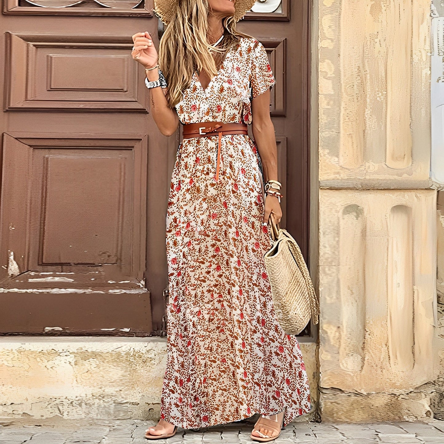 Amanda - Στιλάτο Boho Καλοκαιρινό Φόρεμα για Γυναίκες