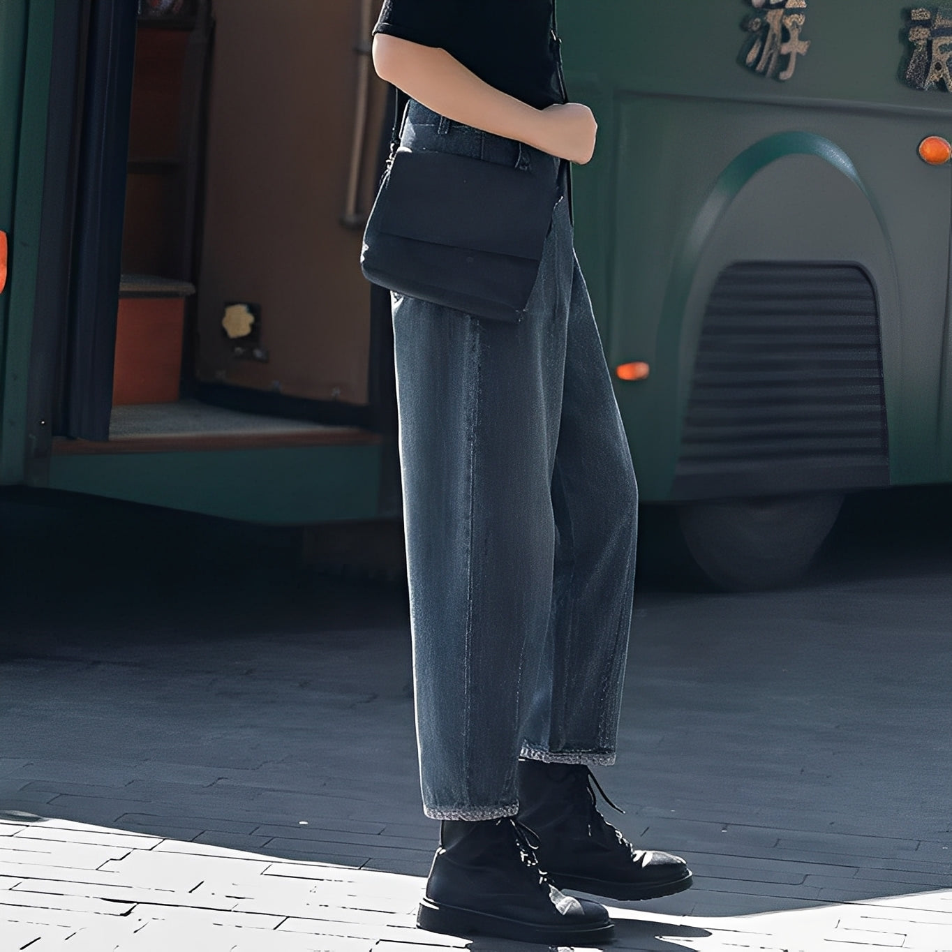 Shirlee - Στιλάτα τζιν παντελόνια με ψηλή μέση για γυναίκες