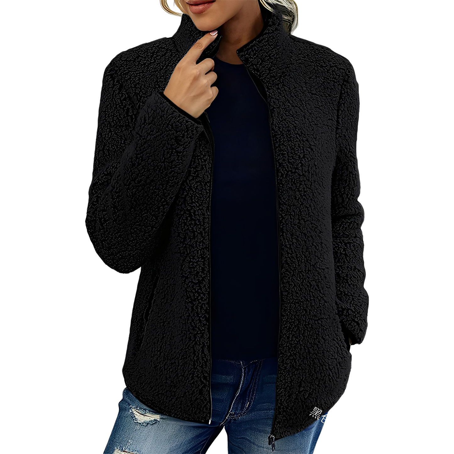 Alethea - Κομψό Fleece Σακάκι για Γυναίκες