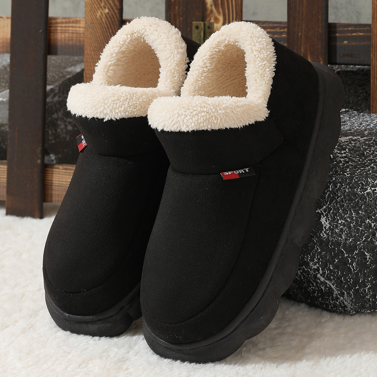 Rebecca - Stylish, warm plush shoes for women