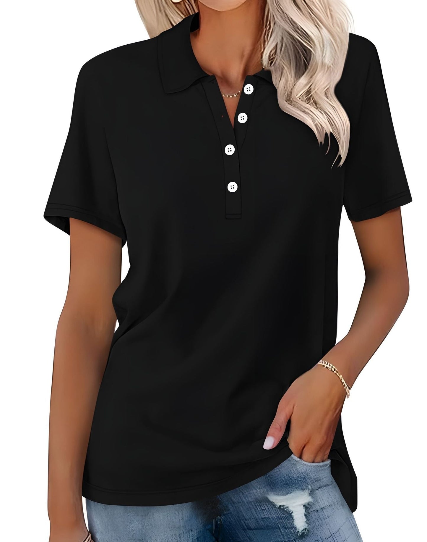 Stella - Everyday Slim-Fit Polo Shirt for Women