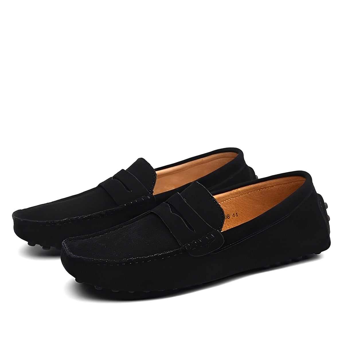 Joshua - Stylish suede leather moccasins for men