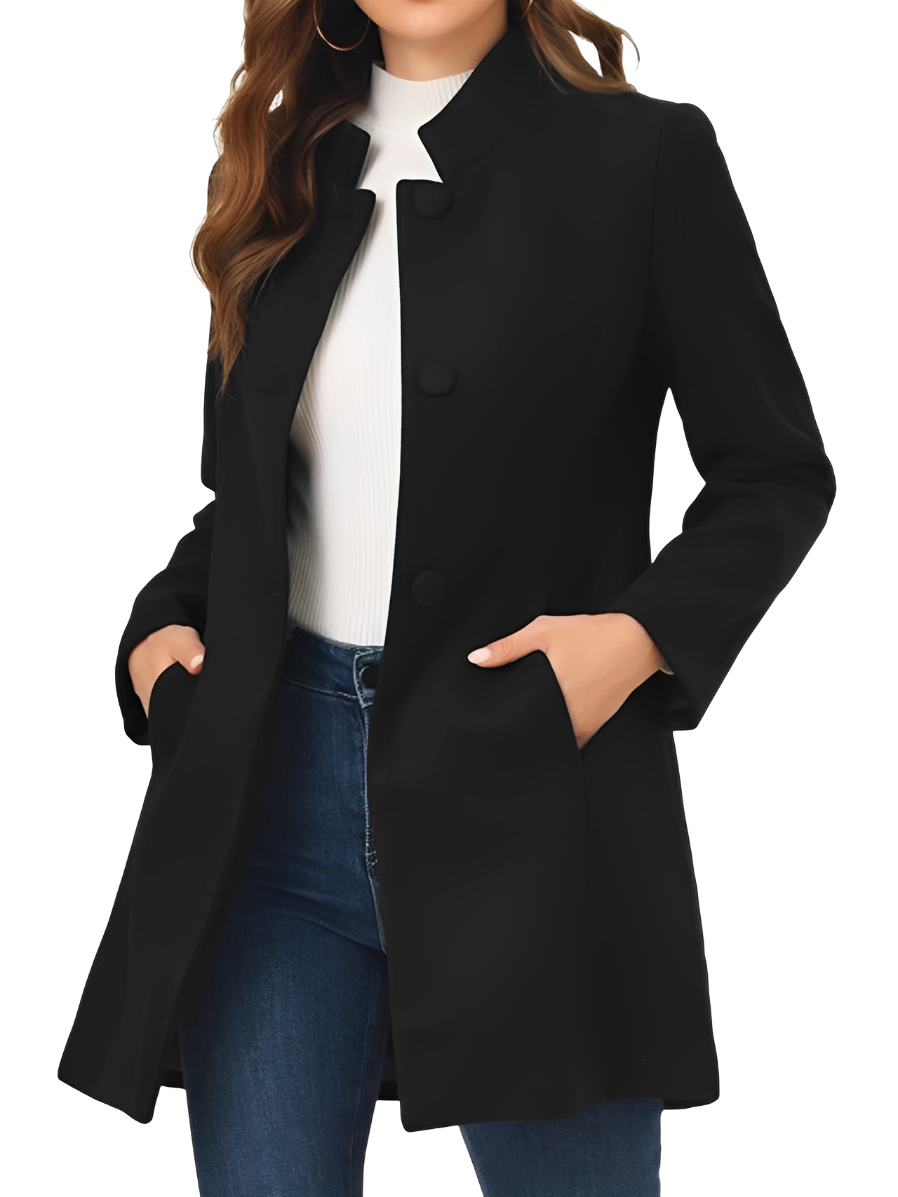 Kaitlyn - Elegant, fitted blazer with buttons for women