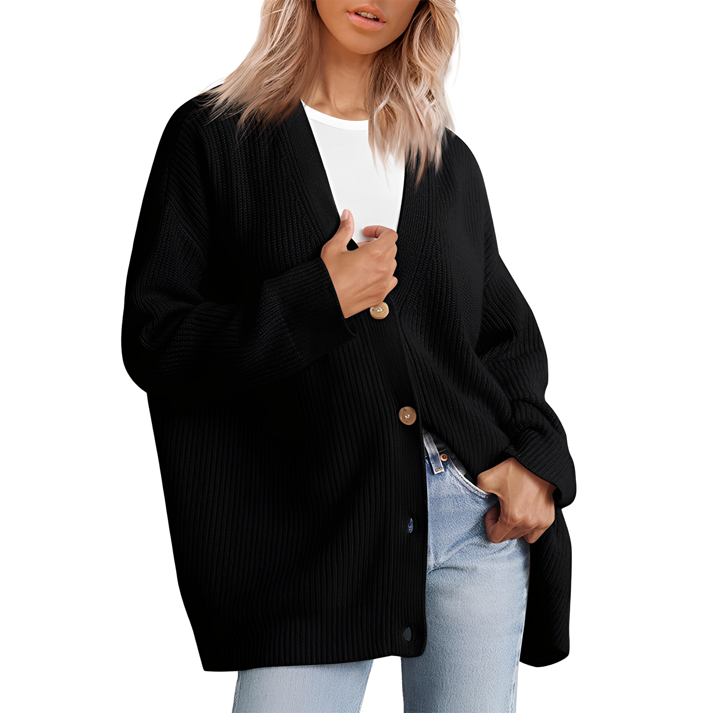 Christal - Χαλαρός Oversize-Ζακέτα για Γυναίκες