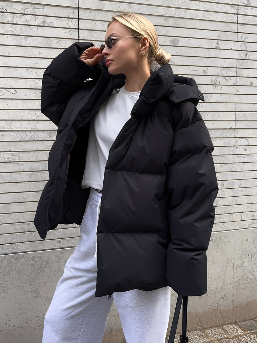 Loreen - Ζεστή, επενδεδυμένη, χαλαρή ζακέτα για γυναίκες