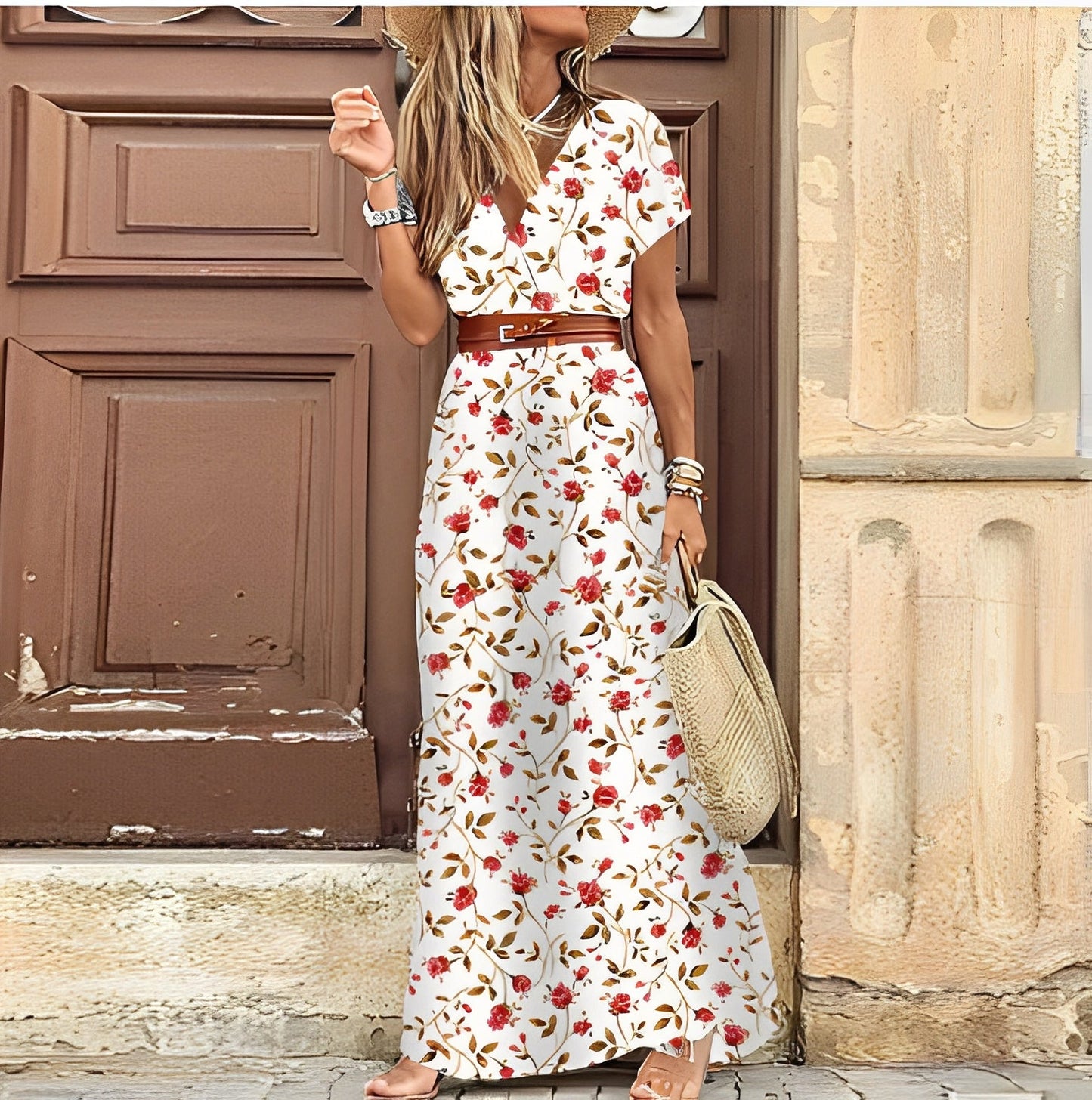 Amanda - Στιλάτο Boho Καλοκαιρινό Φόρεμα για Γυναίκες