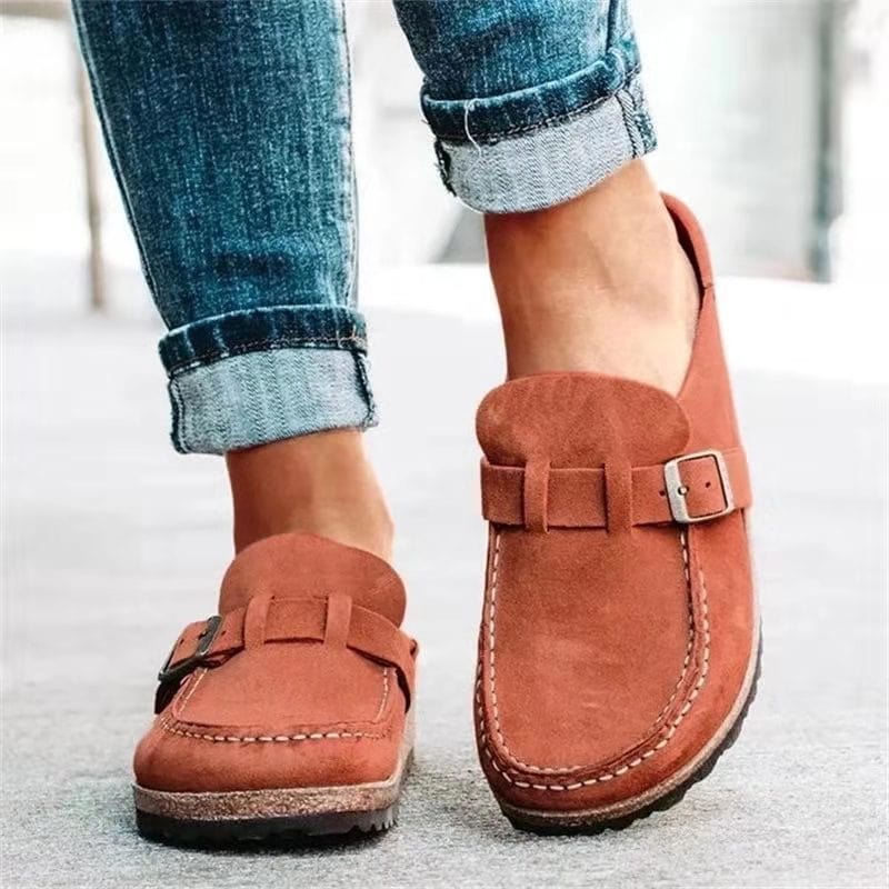 Leah – Δερμάτινο Loafer με Αγκίστρια