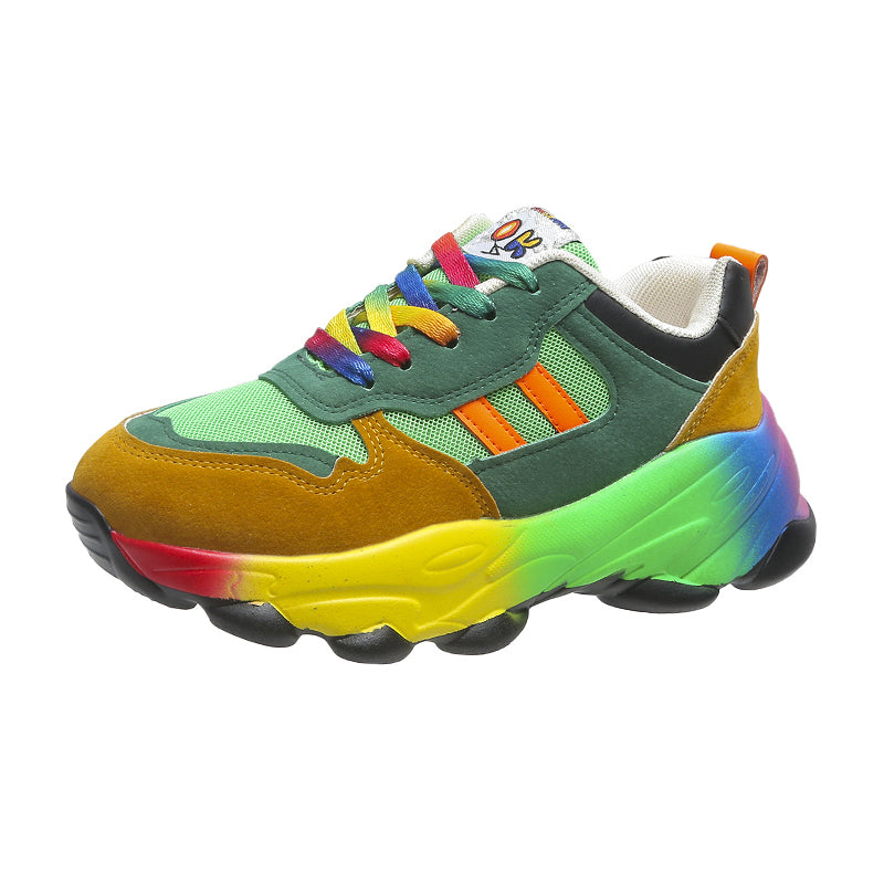 Jolie - Πολύχρωμα Sneakers με παχιά σόλα για γυναίκες