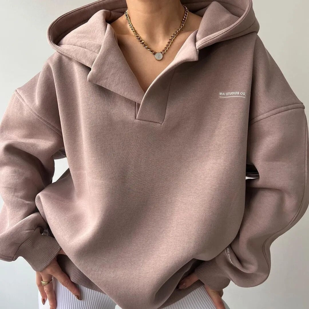 Aiyana - Άνετος Γυναικείος Χειμερινός Hoodie