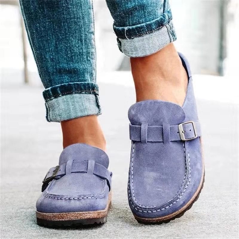 Leah – Δερμάτινο Loafer με Αγκίστρια