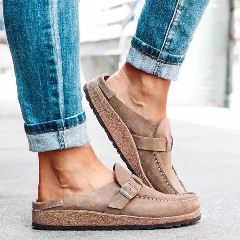 Leah – Δερμάτινο Loafer με Αγκίστρια