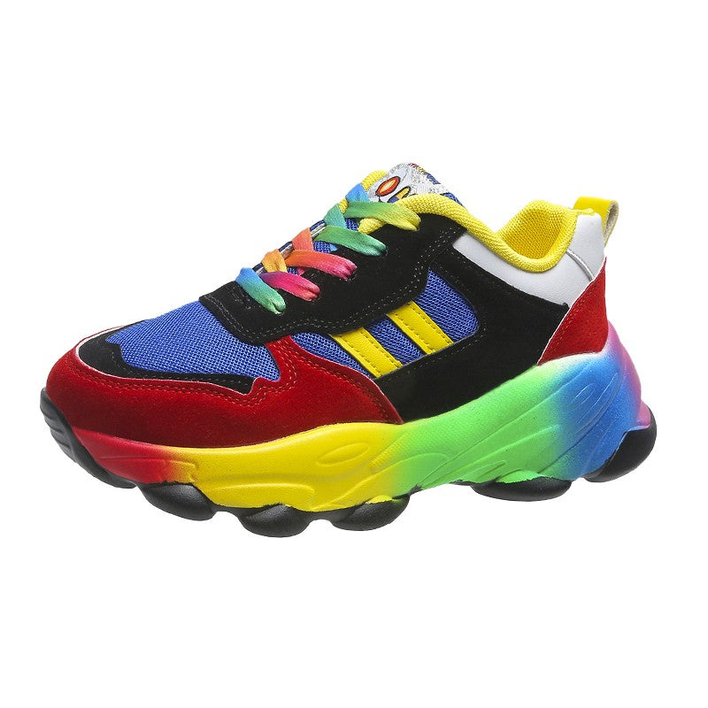 Jolie - Πολύχρωμα Sneakers με παχιά σόλα για γυναίκες