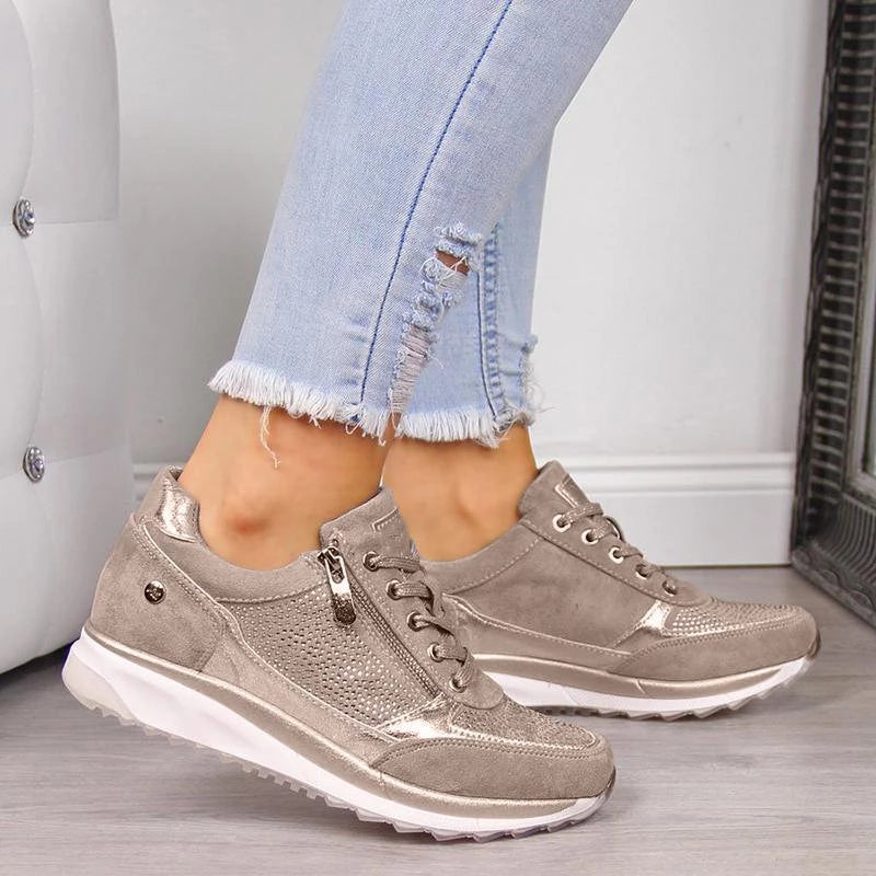 Livia – Φερμουάρ-Sneaker με Άνετη Σόλα