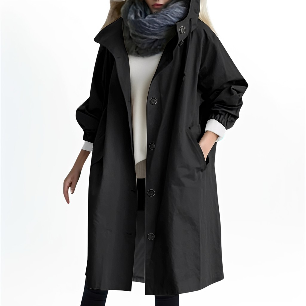 Shawna - Μακριά, αδιάβροχη κουκούλα για γυναίκες