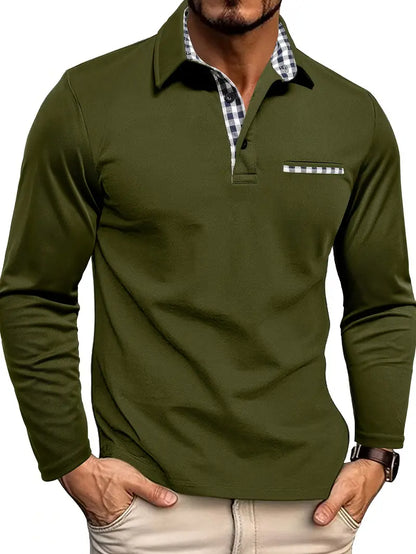 Wilfredo - Men's Summer Long Sleeve Polo Shirt