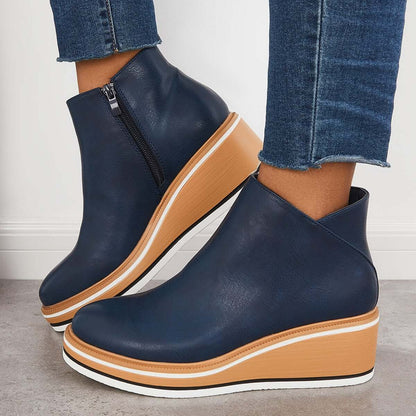 Nikkole - Everyday Leather Ankle Boots for Women