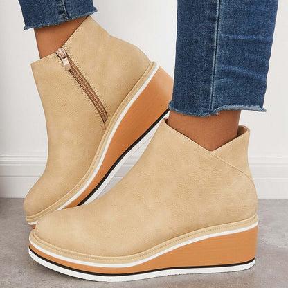 Nikkole - Everyday Leather Ankle Boots for Women
