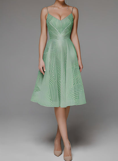 Anabelle - Elegant sleeveless dress with straps for women