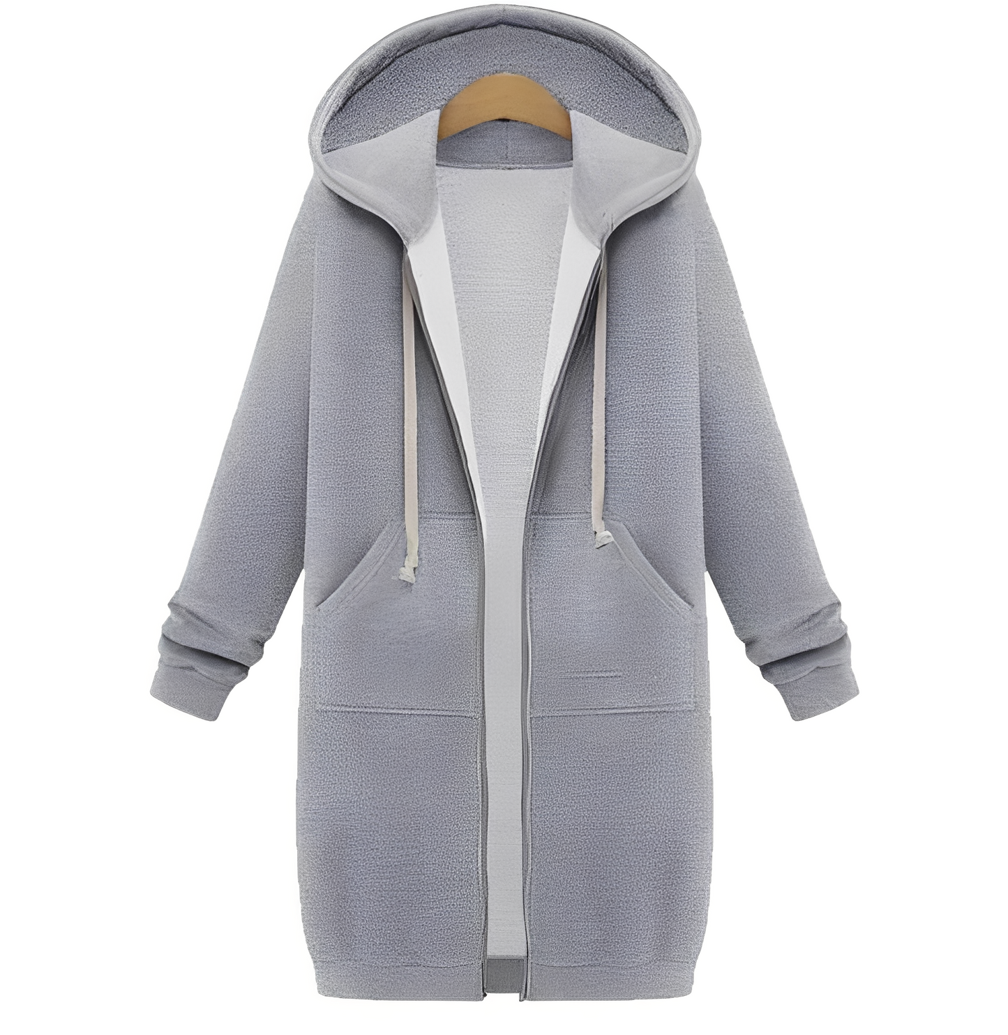 Jasmin - Relaxed, thick, short-length hooded jacket