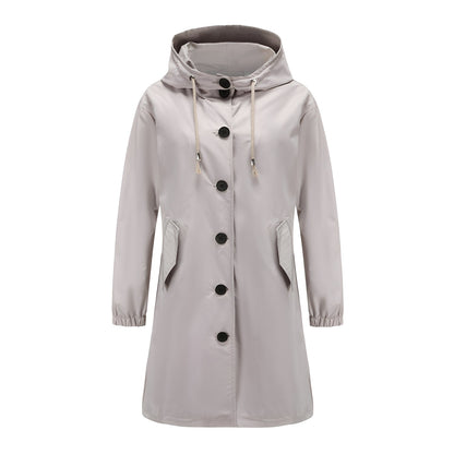 Vivyan - Daily waterproof jacket with hood for women