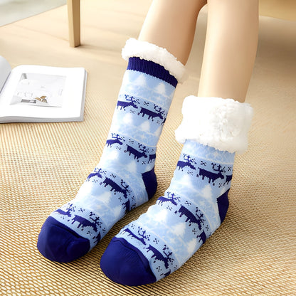 Clarice - Στιλάτες μεσαίας μακρούς χριστουγεννιάτικες κάλτσες για γυναίκες