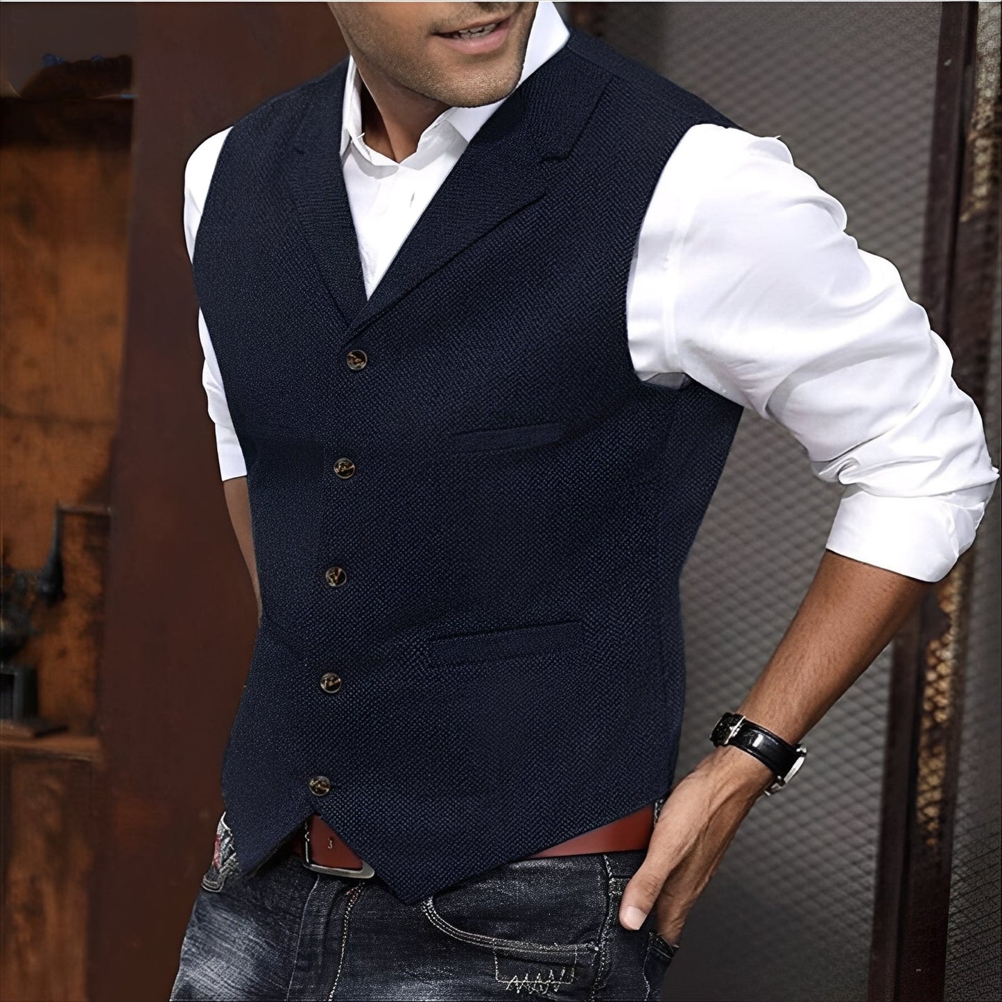Dominick - Daily, elegant suit vest for men