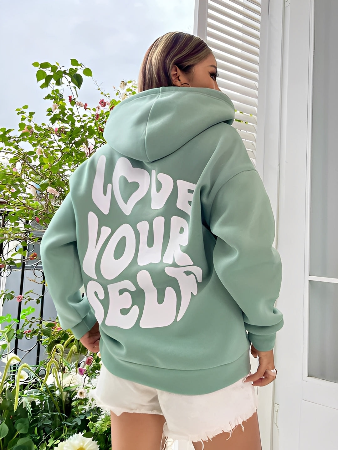 Marian - Μοντέρνα φούτερ με σχέδιο δήλωσης για γυναίκες