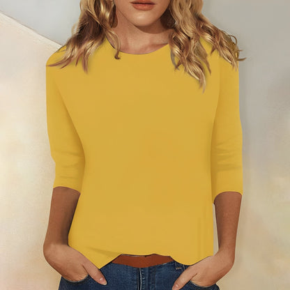 Kathryn - Casual shirt with 3/4 sleeves for women