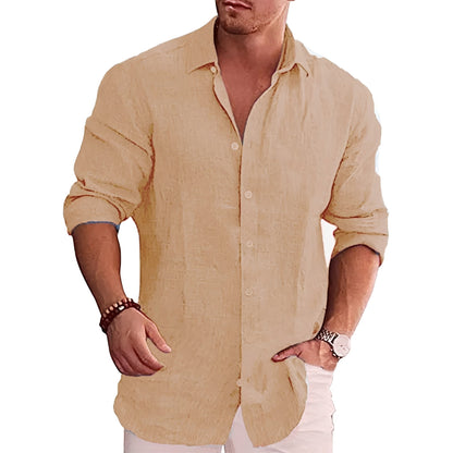 Louis - Casual Long-Sleeve Slim-Fit Shirt for Men