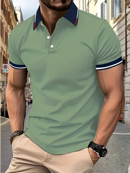 Matthew - Simple polo shirt with buttons for men