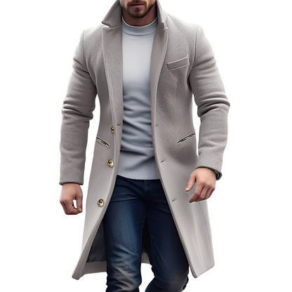 Reilly - Lightweight Wool Trench Coat for Men