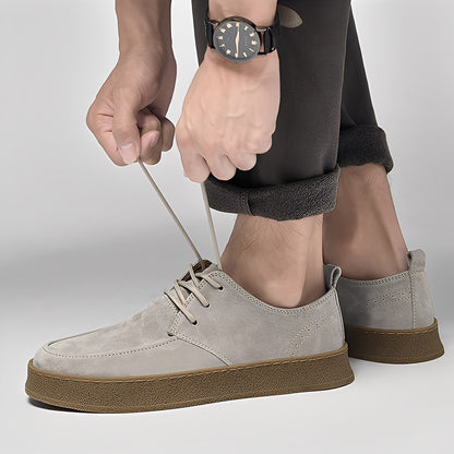 Riordan - Stylish low suede sneakers for men