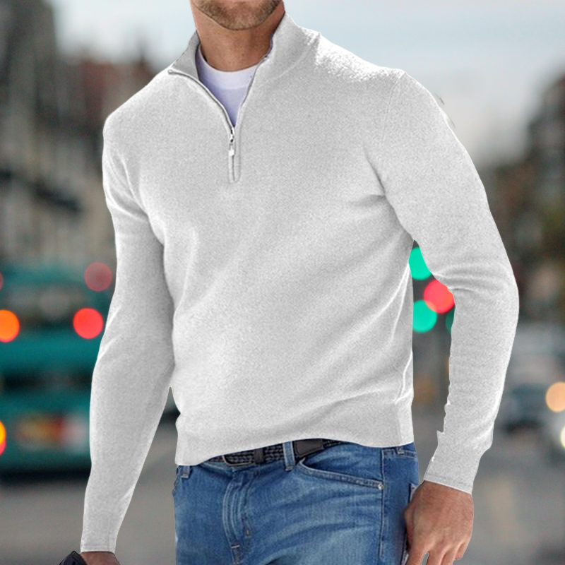 Carlo – Sweater with Zipper