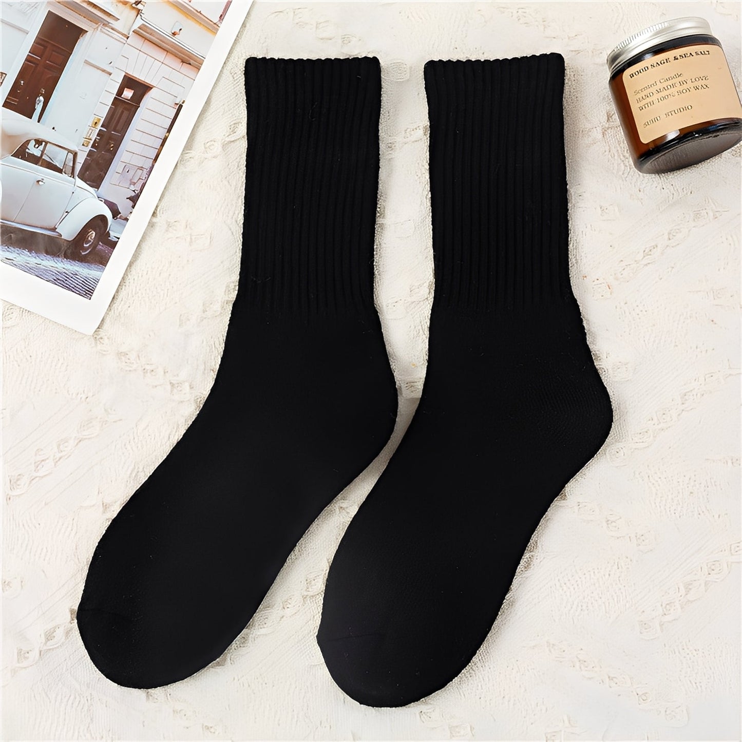 Carmella - Chaussettes Unisex Décontractées, chaudes et épaisses