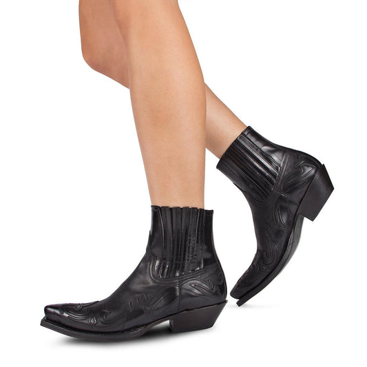 Geraldine - Retro Cowboy Boots from Leather for Women