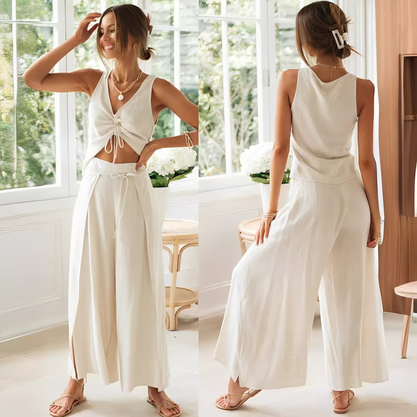 Adele - Comfortable Two-Piece Set for Women