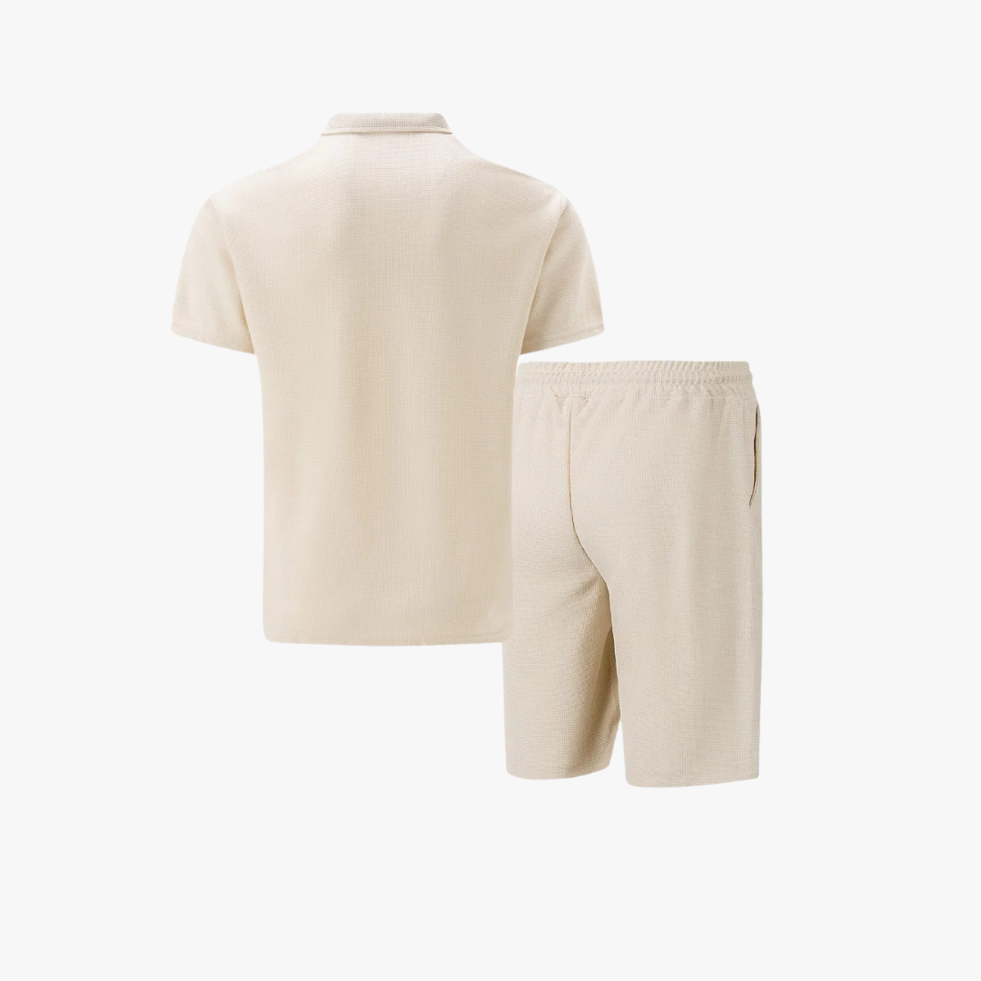 Zephyr - Men Cotton Co-ord Set in Relaxed Style