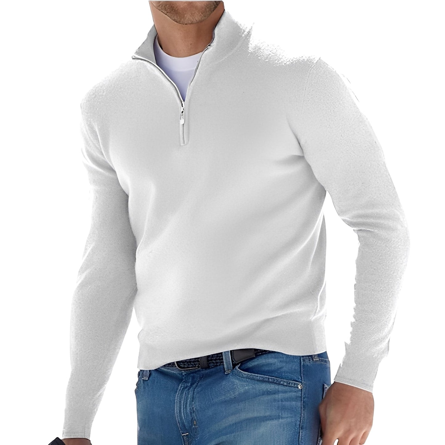 Eliott - Cashmere Men's Sweater with Zipper