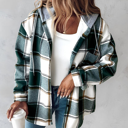 Briana - Casual, warm hooded cardigan for women