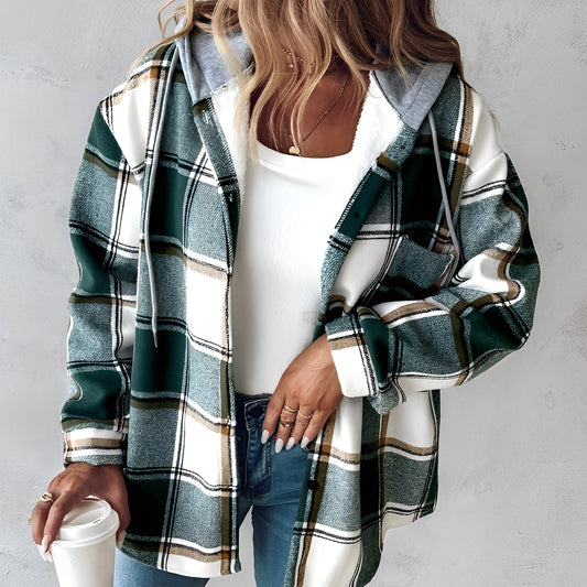 Briana - Casual, warm hooded cardigan for women