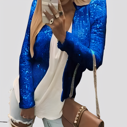 Shannen - Στυλάτο σακάκι με γκλίτερ για γυναίκες