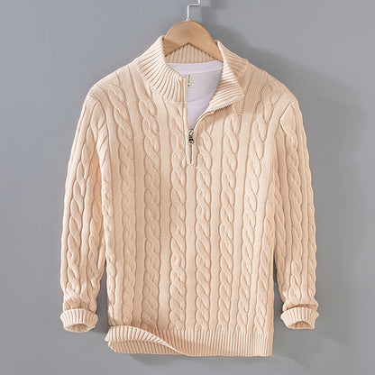 Jerald - Daily Half-Zip Sweater for Men